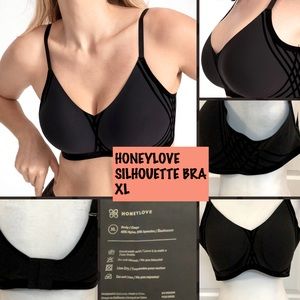 HONEYLOVE SILHOUETTE BRA BLACK